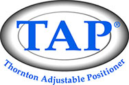 TAP® Thornton Adjustable Positioner Logo